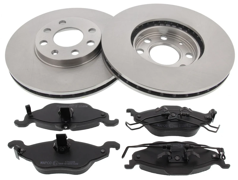 Mapco 47754 Brake Set Brake Discs Brake Pads Front Axle