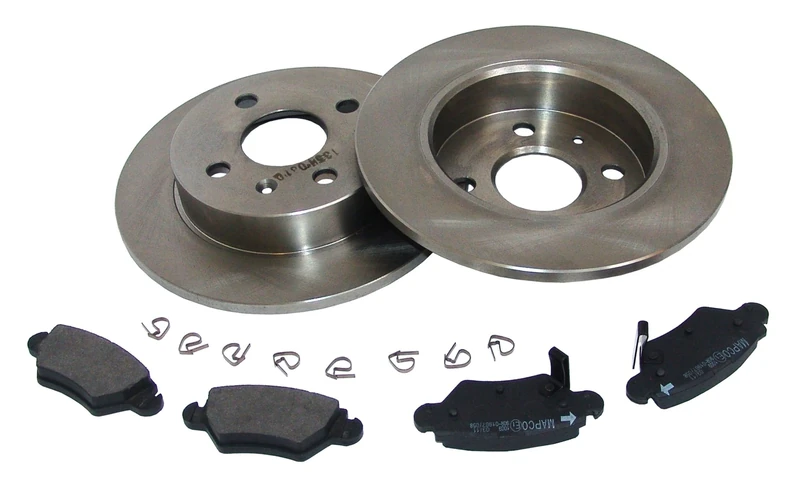 MAPCO Brake Set, disc brakes (47692) - Black