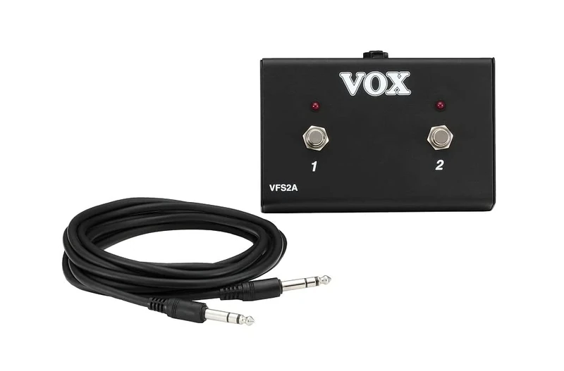 Vox - VFS2A - 2-Channel Foot Switch with LEDs Compatible with - AC30/15 Custom, AC30/15VR, AV60/30 and all Night Train G2 - includes TRS Jack Cable - Image 1