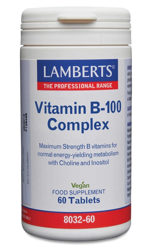 Lamberts Vitamin B-100 Complex 60 Tablets