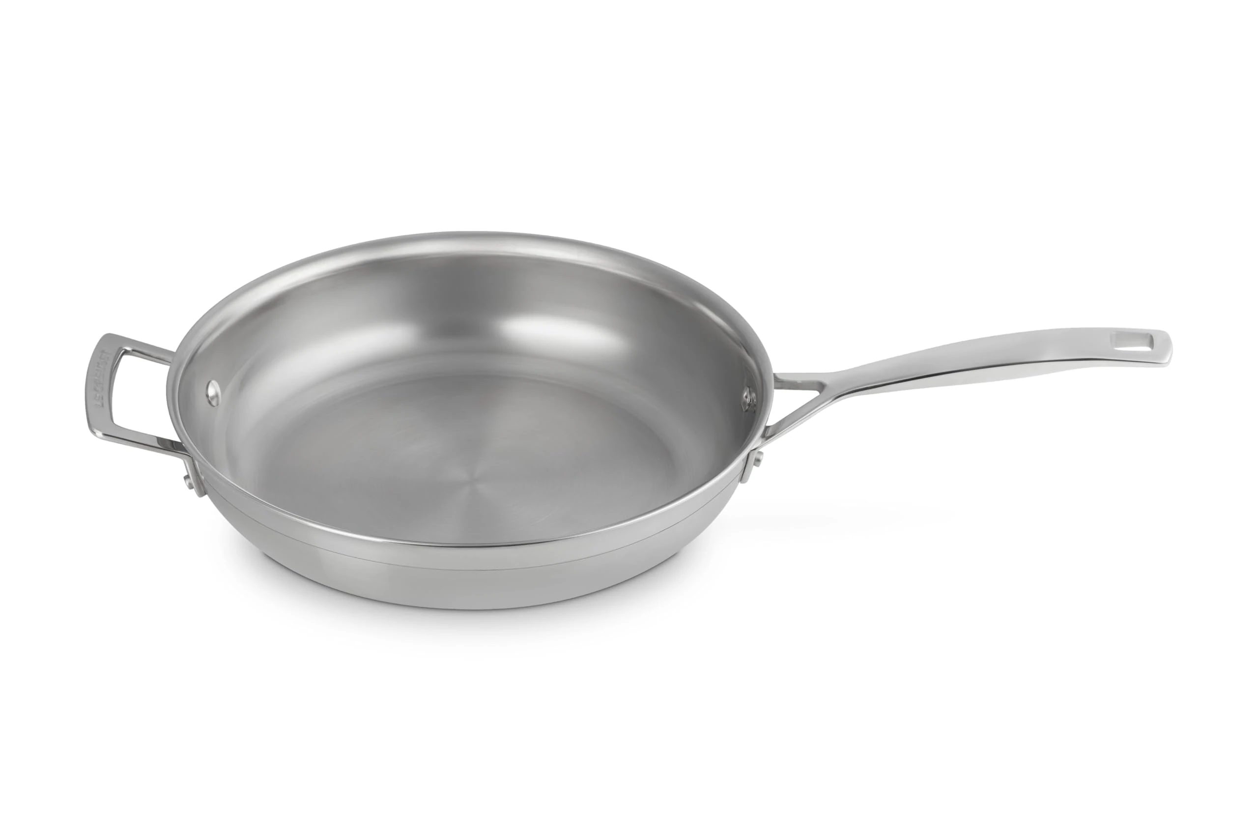 LE CREUSET 3-Ply Stainless Steel Uncoated Frying Pan, 28 x 6 cm, 96200228001100, Silver