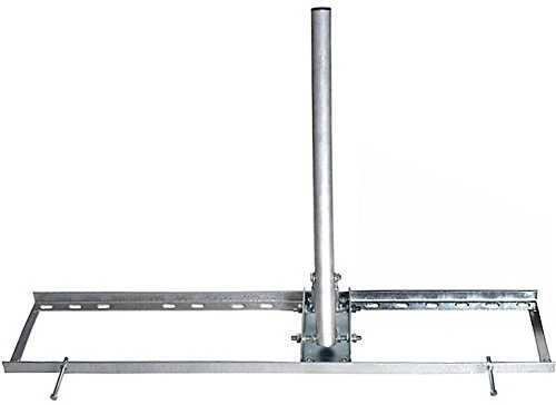 Satix SDSH00100 rafter holder satellite dish mount with 80 cm aluminium mast pole steel frame
