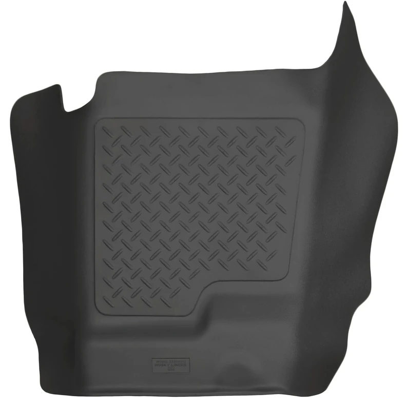 Husky Liners Weatherbeater | Fits 2007-2013 Chevrolet Silverado/GMC Sierra Crew/Extended Cab, Center Hump Floor Liner - Black | 82281
