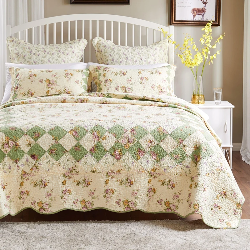 Greenland Home Bliss Full/Queen Quilt Set