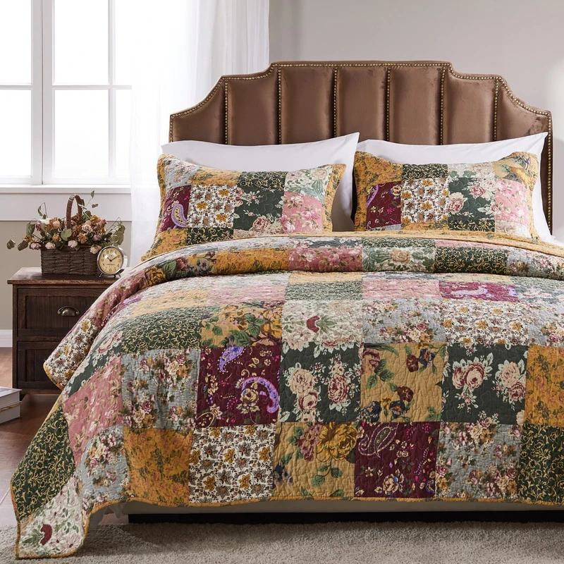 Greenland Home Antique Chic King Quilt Set