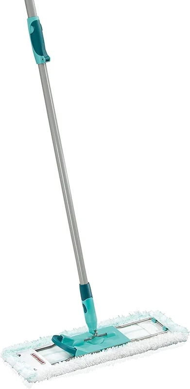 Leifheit Profi Floor Wiper Micro Duo with Telescopic Steel Handle, 80-135 cm, 55049