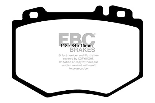 EBC Brakes DP41487R Yellow stuff Brake Pads