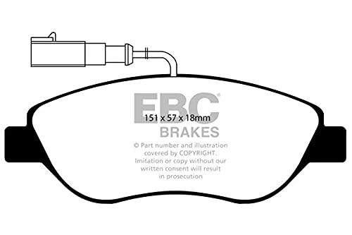 EBC Brakes DP41382R Yellow stuff Brake Pads - Image 1