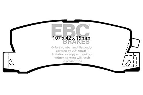 EBC Brakes DP4628R Yellow stuff Brake Pads - Image 1