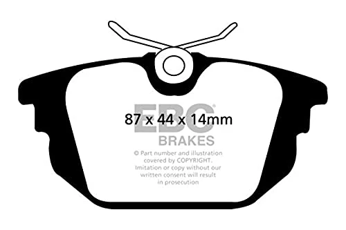EBC Brakes DP41214R Yellow stuff Brake Pads
