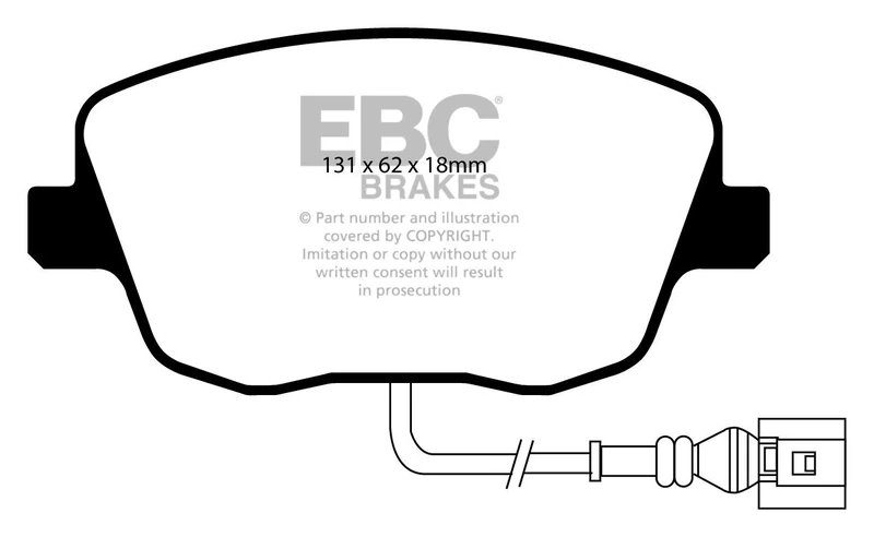 EBC Brakes DP41479R Yellow stuff Brake Pads