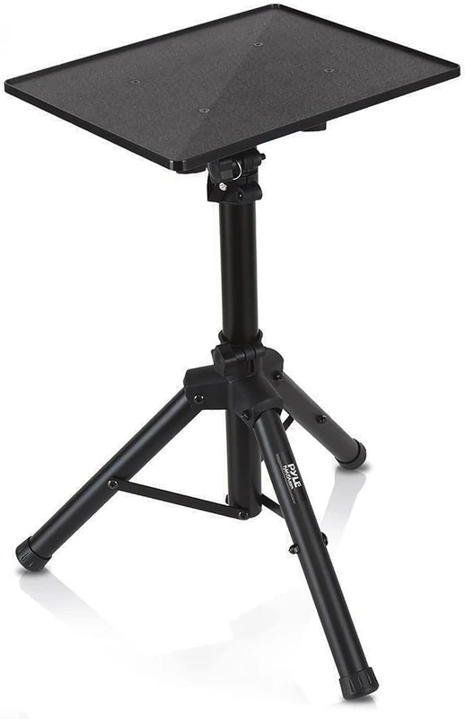 Pyle Laptop Tripod Floor Stand, Portable Projector Stand, Adjustable Height, For DJ, Home, Office, Studio