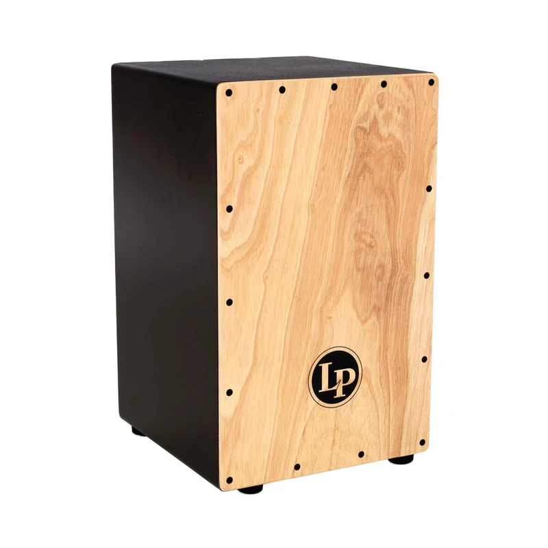LP Latin Percussion Cajon Matador Adjustable String LP1432 Schwarz/Natur 18.75" x 11.75" x 12"