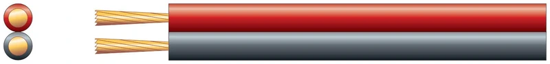 Mercury | Figure 8 Power/Speaker Cable | Red & Black | 130 x 0.18mmØ | 50m