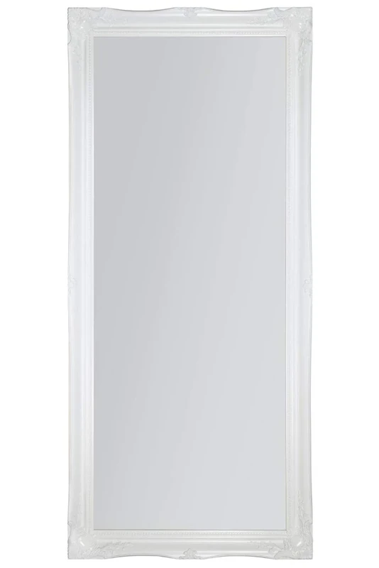 Full Length White Dressing/Hall Mirror complete with Premium Quality Pilkington's Glass - Large Size: 66 inches x 30 inches (168cm x 77cm) - ITV Show Supplier - BEST PRICE ON AMAZON - ONLY AVAILABLE FROM SHABBY CHIC MIRRORS