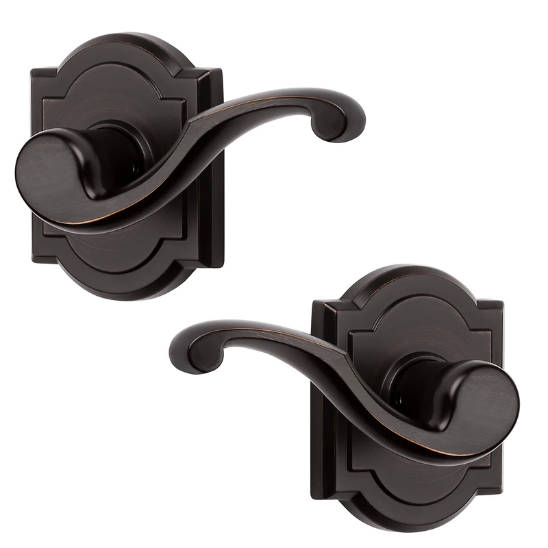 Baldwin Prestige Madrina Hall/Closet Lever in Venetian Bronze