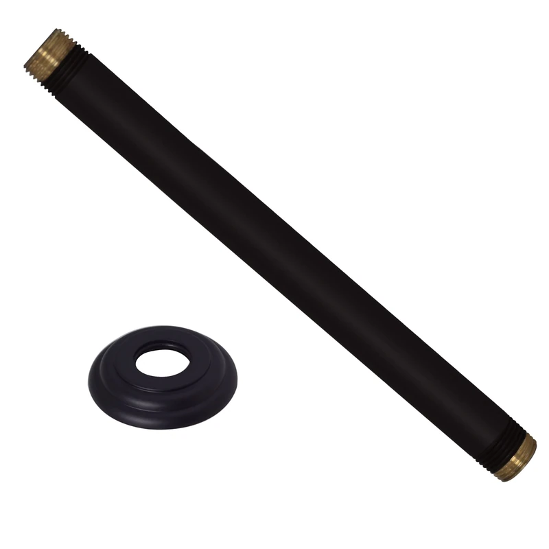 Westbrass D3612A-62 IPS Shower Arm, Matte Black