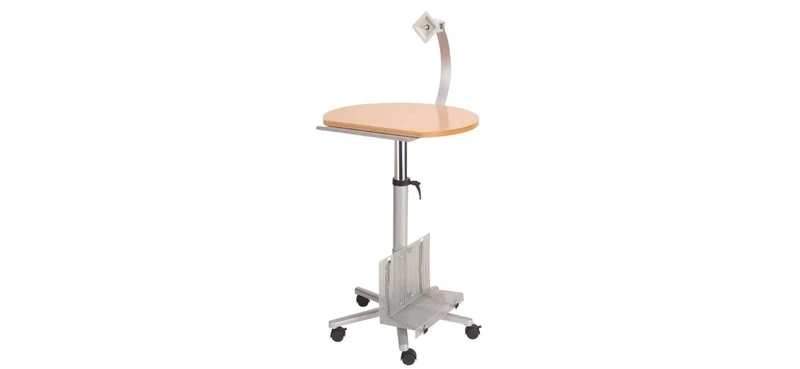 Maul Professional monitor stand, flat screen carrier, load capacity 30 kg, height adjustable 72-118 cm.