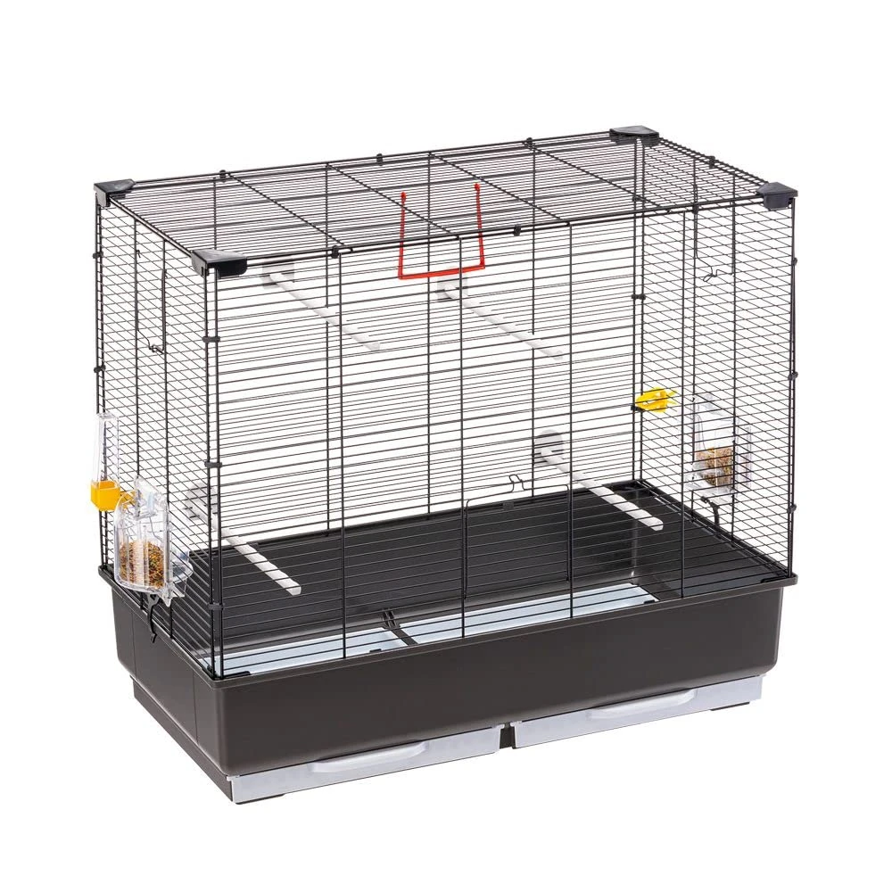Ferplast Cages for canaries, bird cages for parakeets and exotic birds Ferplast PIANO 5 various accessories, 71 x 38 xh 78 cm
