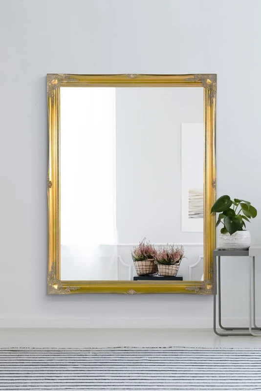Huge Ornate Gold Overmantle/Wall Mirror complete with Premium Quality Pilking. - Image 1