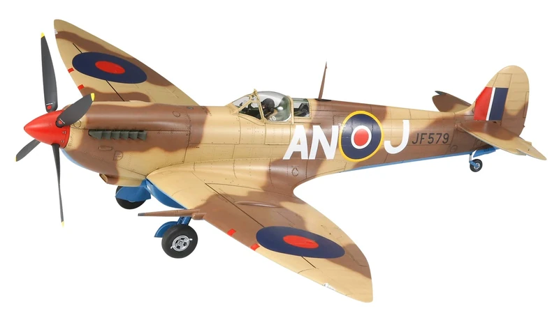 TAMIYA 60320-1:32 Supermarine Spitfire Mk.VIII, Model Building, Plastic Kit, Crafts, Hobby, Gluing, Plastic Kit