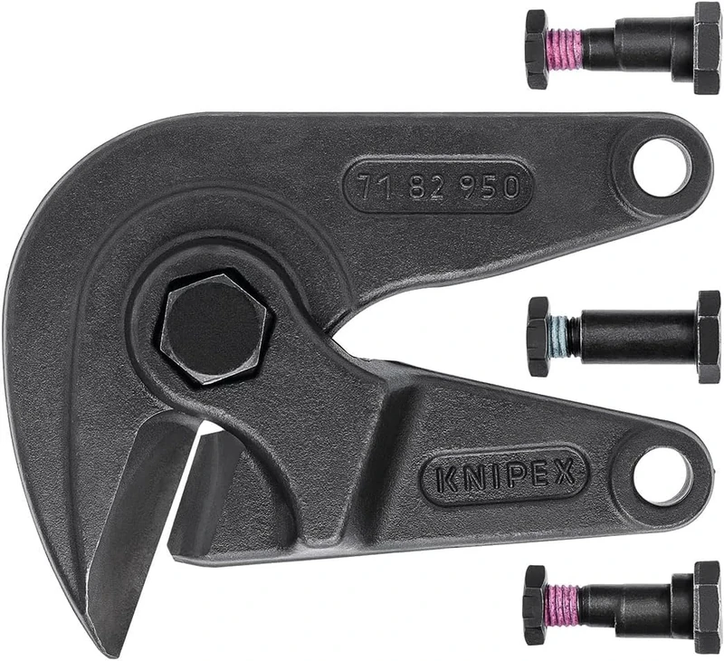 KNIPEX Spare Cutter Head for 71 82 950 Complete with Screws, 71 89 950