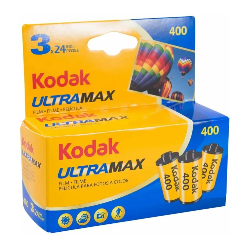 Kodak 6034052 Ultramax 400 135/24 Film (Pack of 3)