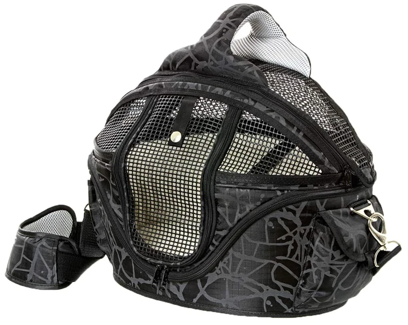Karlie Shopper De Luxe Pet Carrier Nylon Size M 48 x 40 x 36 cm, Black
