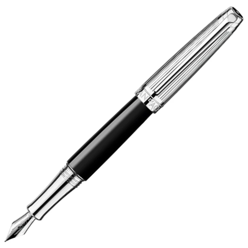 Caran d'Ache - LÉMAN BICOLOUR BLACK Fountain Pen - Broad Nib
