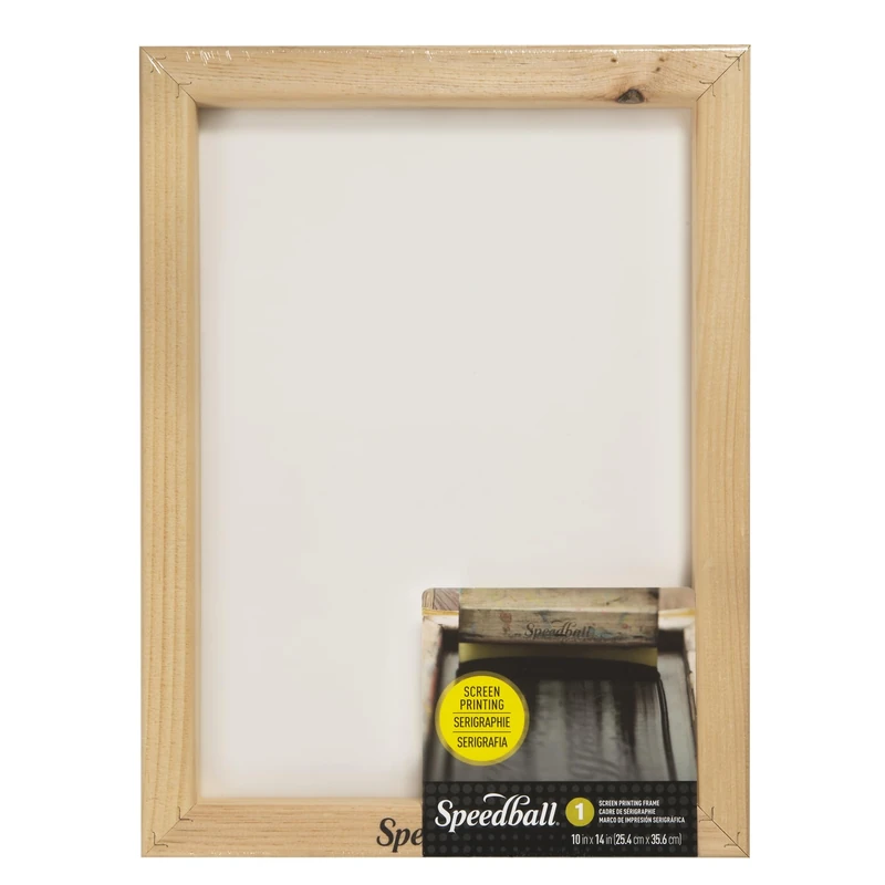 Speedball 110 Monofilament Screen Printing Frame, 10-Inch by 14-Inch (25.4CM X 35.56 CM), White