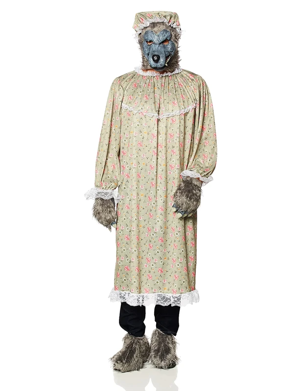 California Costumes Men's Wolf Granny Adult Sized Costume, Yellow, One Size UK - Image 1