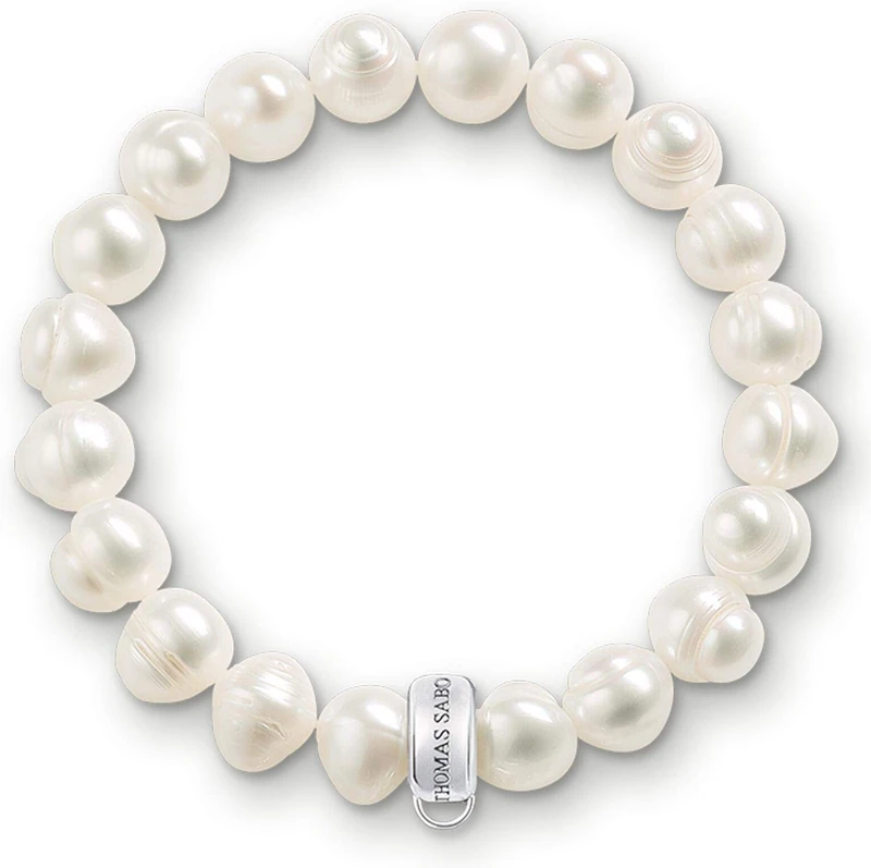 Thomas Sabo Charm Bead Bracelet 925 Sterling Silver X0041-082-14-S - Image 1
