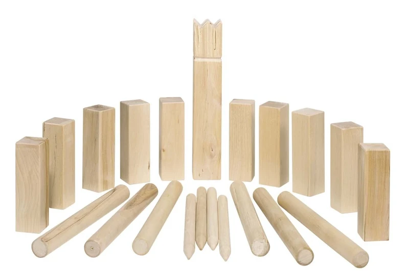 GoKi Wooden Kubb Viking Chess