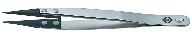 C.K T2390 130mm CarbofibESD Tweezers