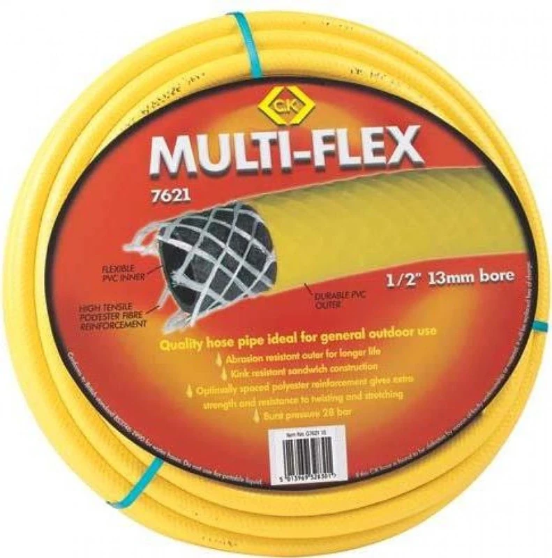 C.K 7621 Multi-flex Hose Pipe 1/2" X 50m