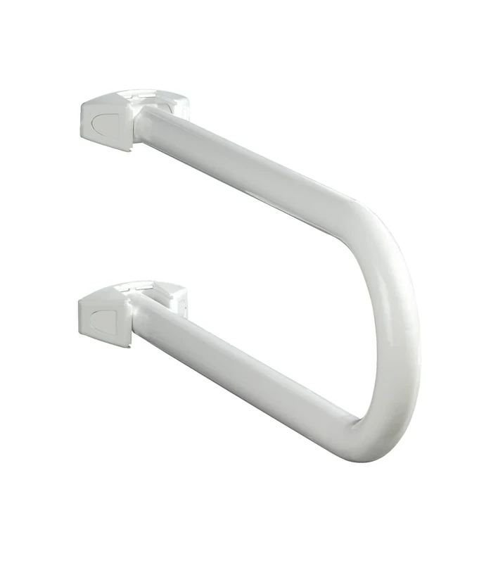 WENKO Bath Support Handle Secura - Foldable, Aluminium, 53 x 21 x 10 cm, White