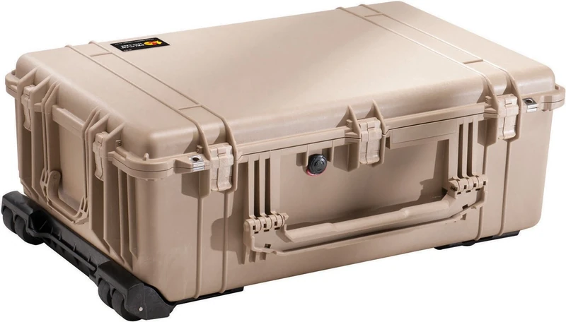 Pelican 1650 Camera Case With Foam, Desert Tan