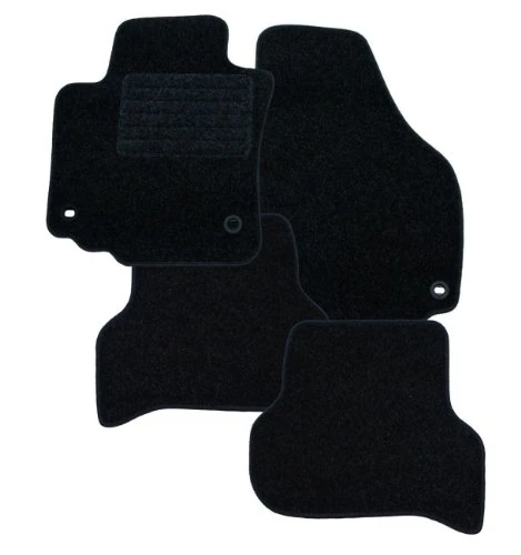 RAU Fitted Car Mats for Active Black for Logan All Models from March 2005 to 02 / 2013 with Holder (Press Stud) on Driver Mat / R,, #62 677802 MH - Image 1