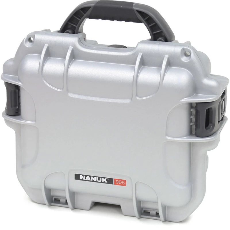 NANUK 905 Waterproof Hard Case with Foam Insert - Silver
