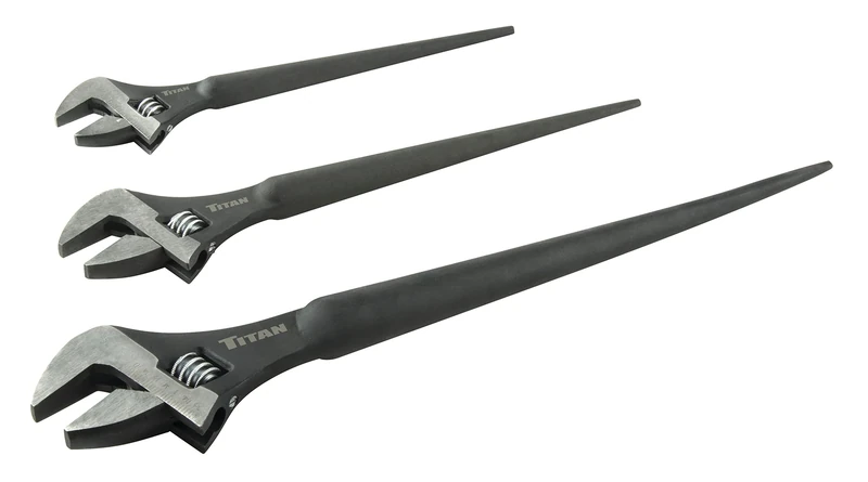 Titan 223 Adjustable Construction Spud Wrench, 3-Pc Set