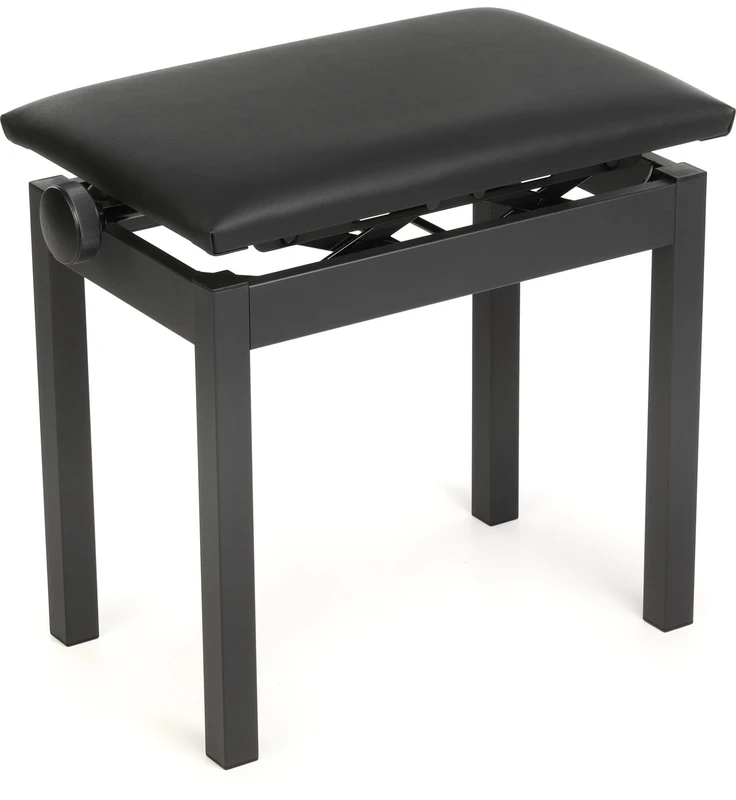 KORG PC-300BK Black Adjustable Piano Bench - 30lb Capacity - Image 1