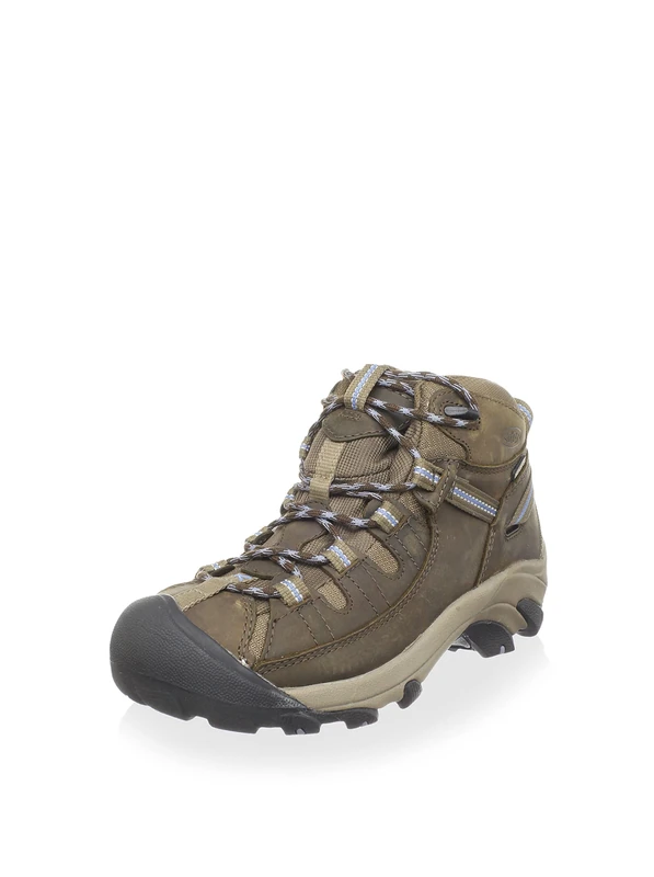 KEEN Women's Targhee Ii Mid Wp High Rise Hiking Boots, Slate Black Flint Stone, 7 UK Narrow