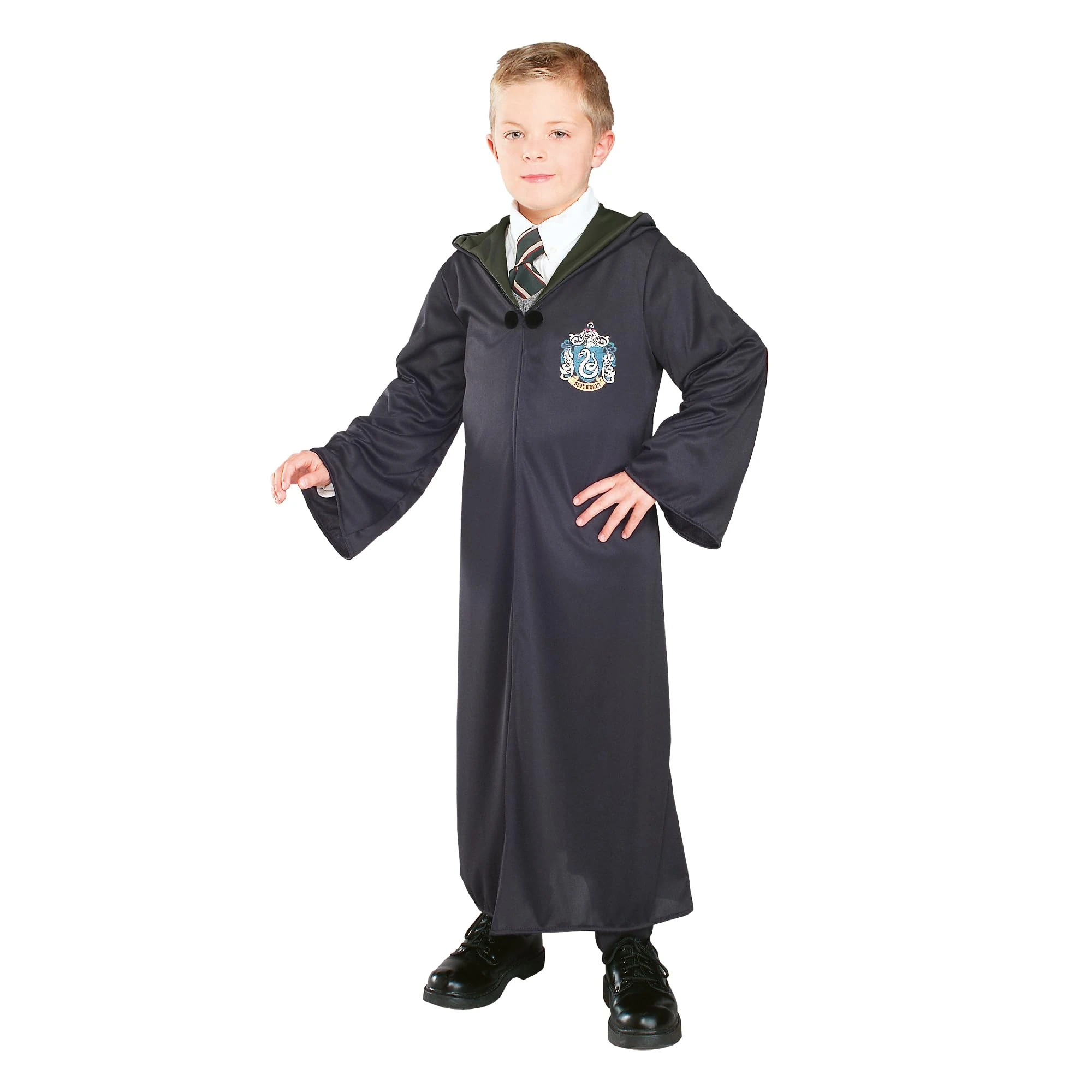 Rubies Official Harry Potter Slytherin Robe Costume, Kid's, Small (3-4 years) Halloween
