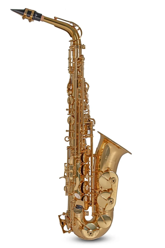 Roy Benson Eb-Alt Saxophon MOD.AS-302 Messing Korpus lack., inkl. leichtem Rechtecketui