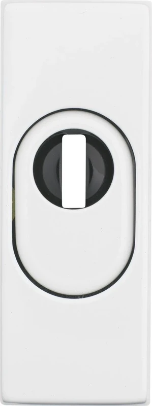 ABUS RSZS316 W SB Protective Escutcheon Plate with Cylinder Protection for Metal Doors White 09409