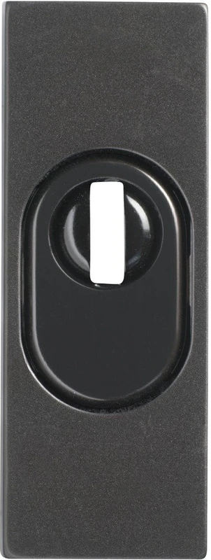 ABUS RSZS316 B7 SB 09403 Dark Brown Lock Rosette with Cylinder Protection for Metal Door