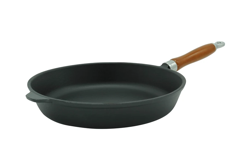 Karl Kruger Rustica Cast Iron Series Pan,Black, 24 cm