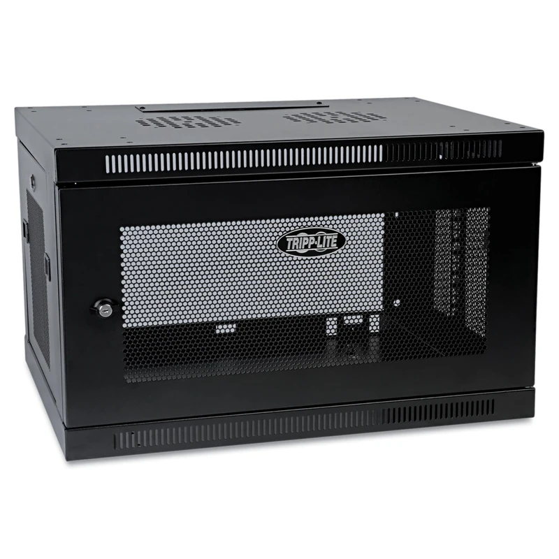 Tripp Lite 6U Wall-Mount Server Rack Enclosure Cabinet, Low Profile and Switch-Depth (SmartRack SRW6U) - Image 1