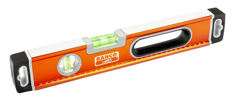Bahco 466-600 Box Section Spirit Level, Orange