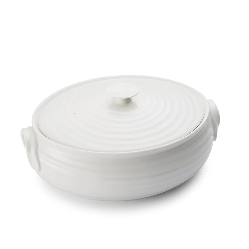 Portmeirion Home & Gifts Sophie Conran Small Oval Cassere 1.75L - White